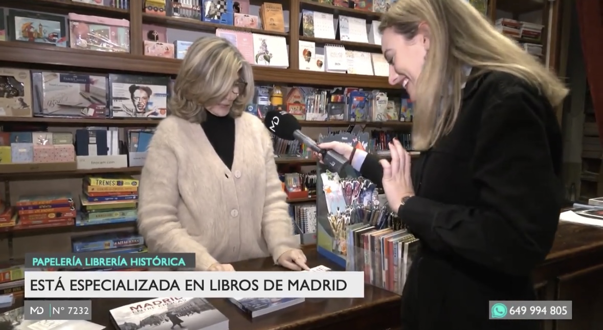 Reportaje Telemadrid Madrid Directo Papelería Berno